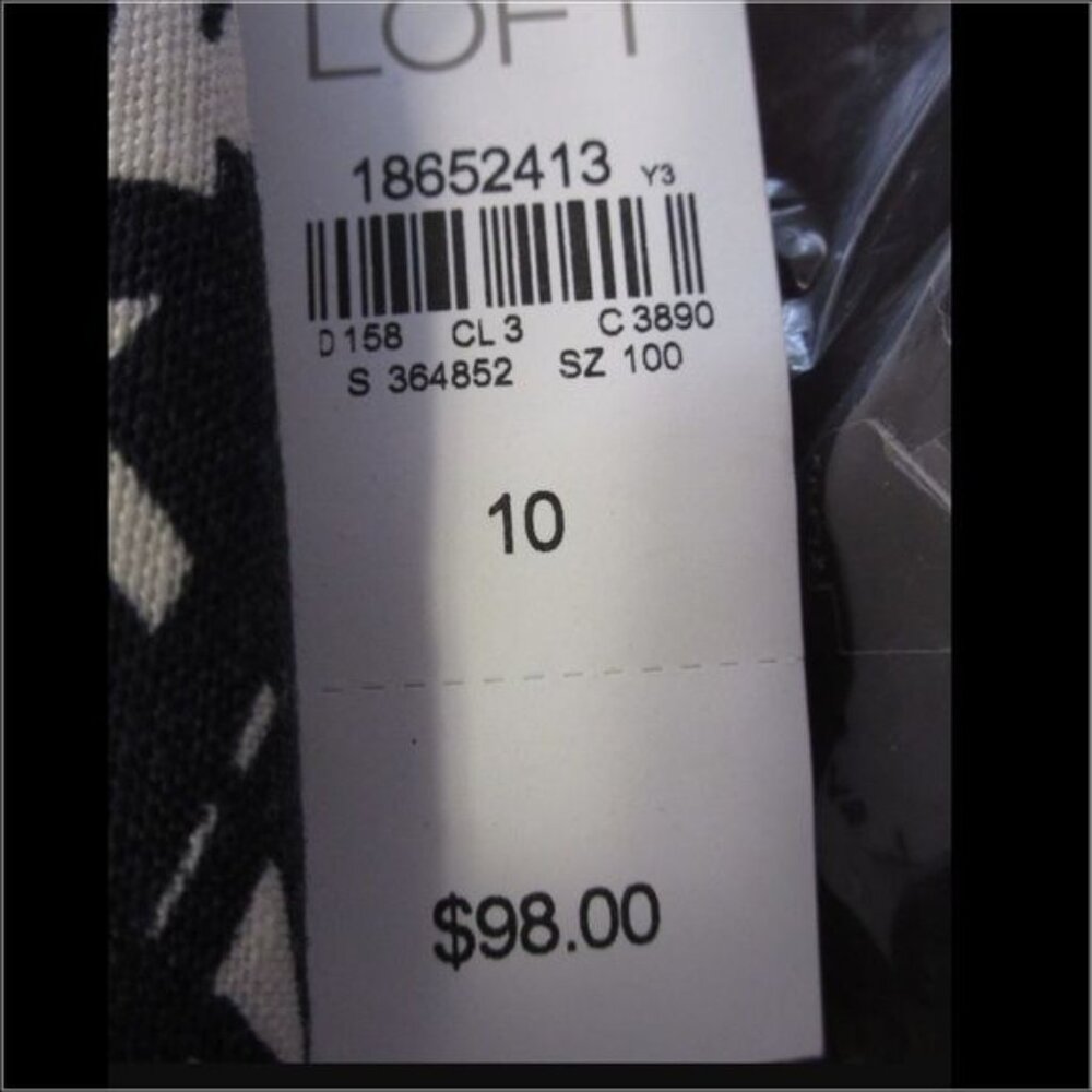 LOFT 4 Jungle fever palm leaf SXY jumpsuit EUC - Picture 5 of 5